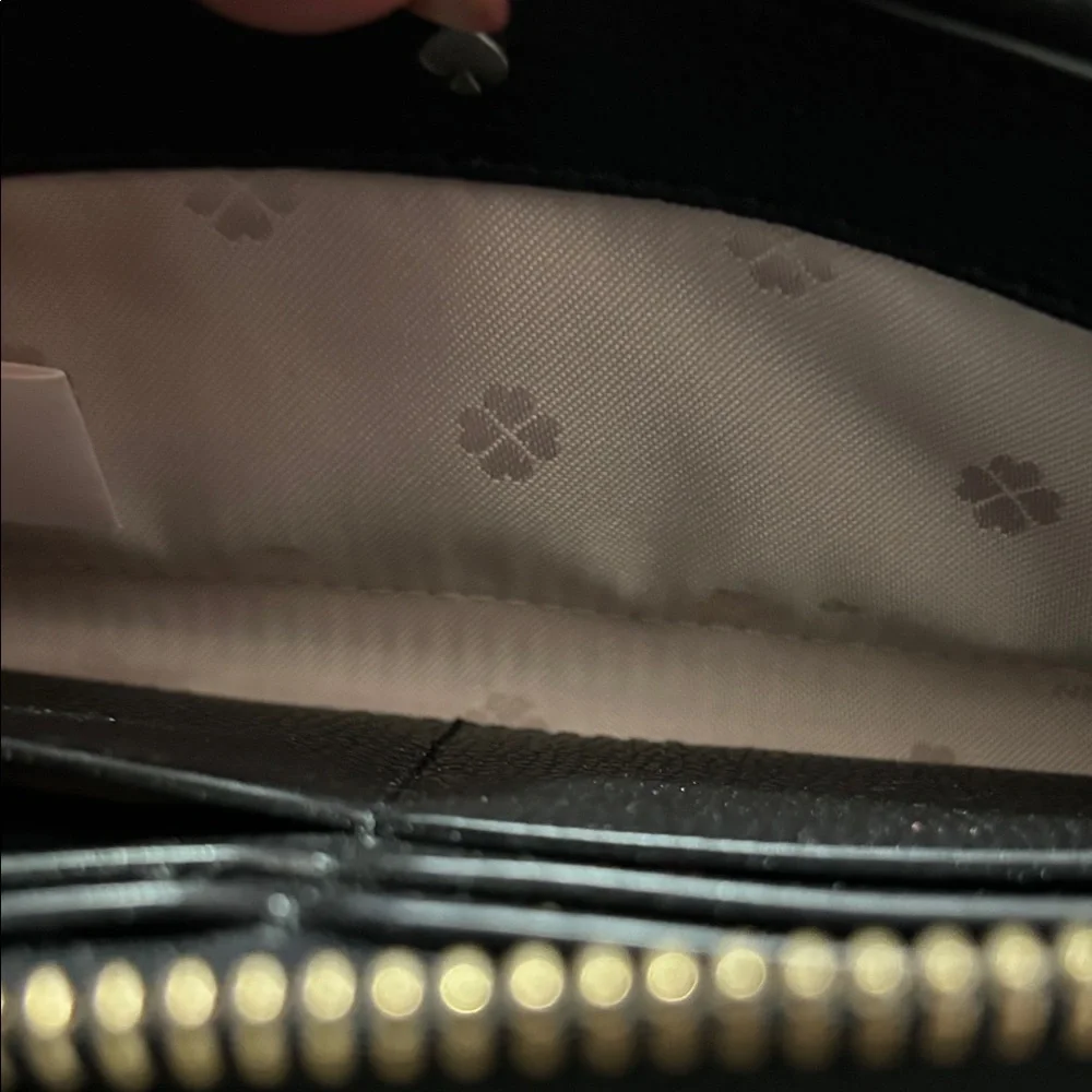 Kate Spade Black Zip-Around Wallet EUC - Picture 9 of 12